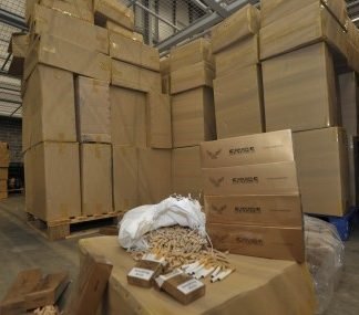 600 cartons of counterfeit cigarettes seized